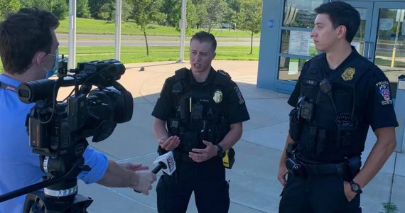 Montgomery County Police Officers saved the life of a stabbing victim in June and the police department has released the video of the incident.