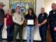 A Pinal County Sheriff's Office dispatcher saved the life of a Superior Police sergeant's life after he was stabbed by a suspect during a foot pursuit.