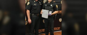 A Sullivan County Sheriff Deputy received a life saving award for saving the life of a three-year-old boy who had fallen through a glass table and was bleeding profusely.