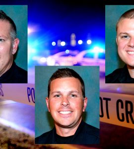 Three officers from the Anderson Police Department saved the life of a victim that had been stabbed in the stomach.